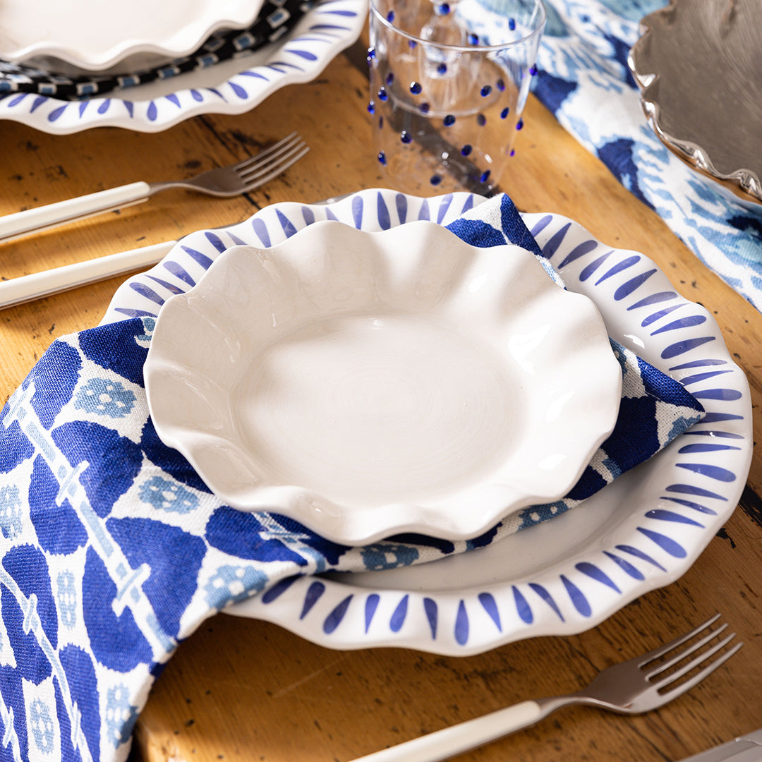 Wayfarer Cotton Tablecloth ~ Coastal