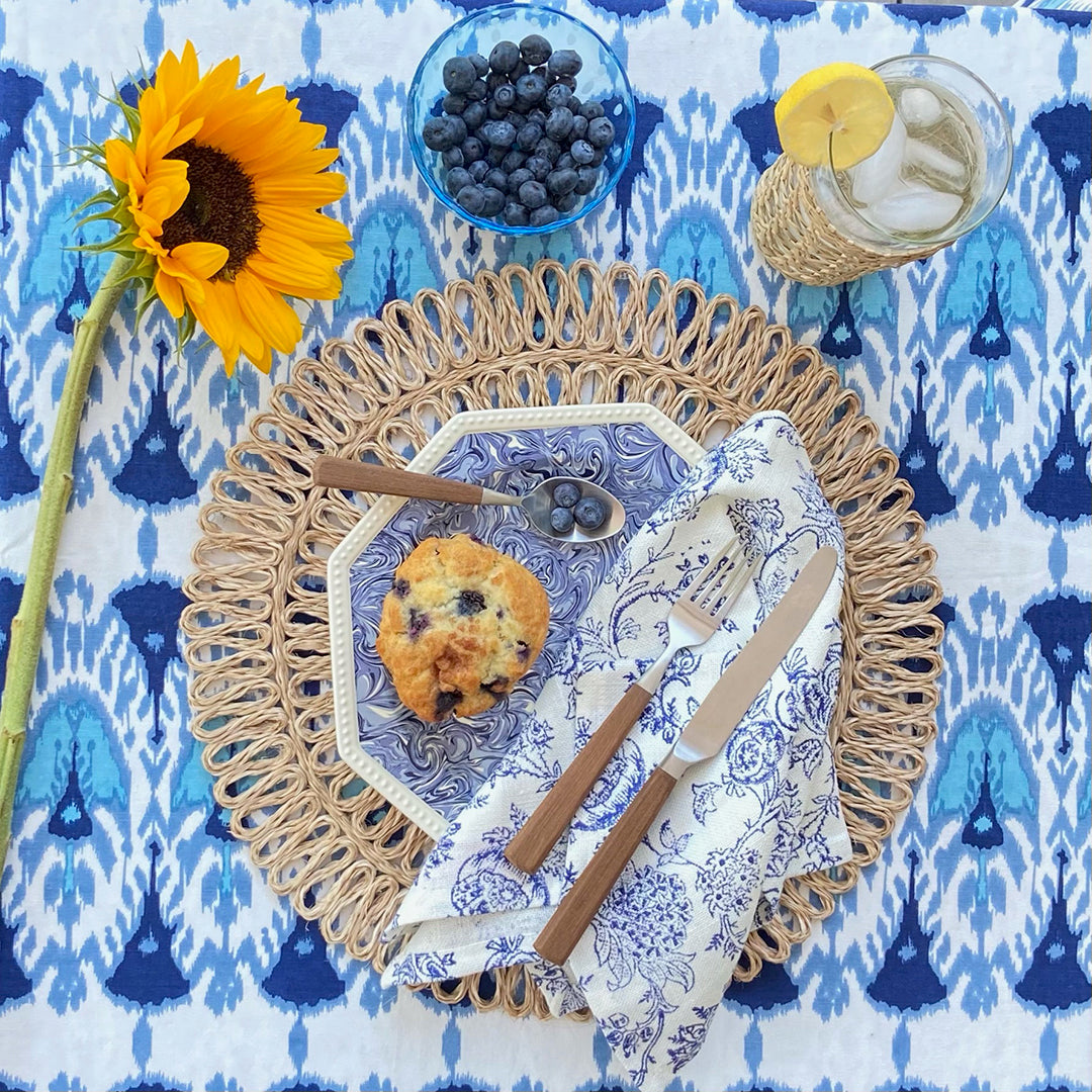 Wayfarer Cotton Tablecloth ~ Coastal