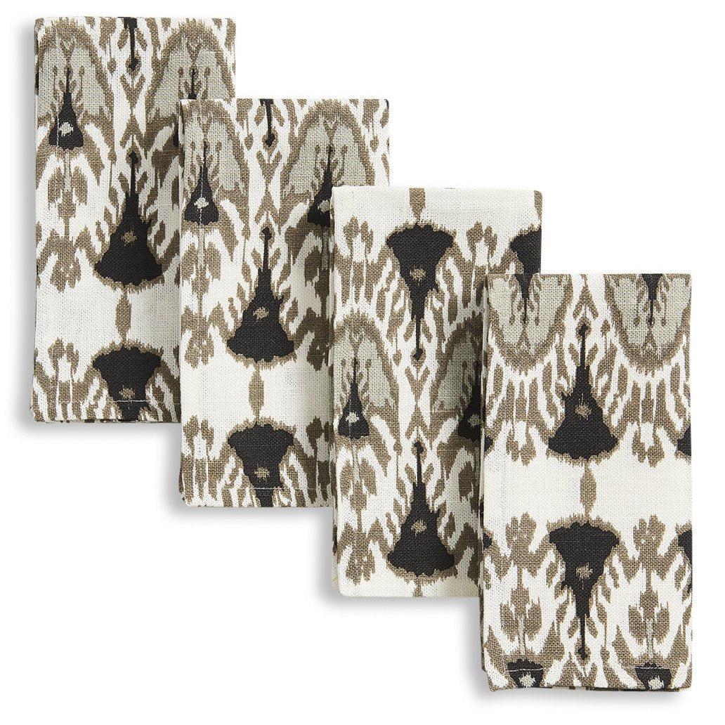 Wayfarer Linen Napkins ~ Obsidian