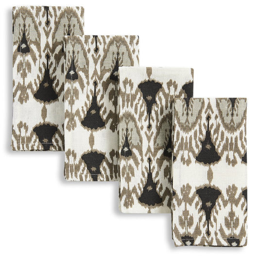 Wayfarer Linen Napkins ~ Obsidian