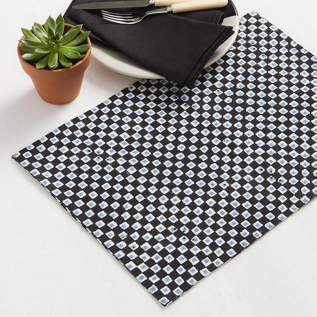 Sonder Rectangle Placemat ~ Midnight