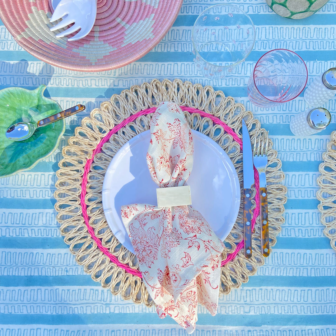 Trouvaille Tablecloth ~ Lagoon