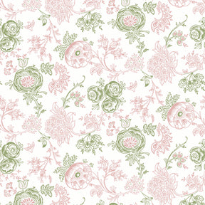 Eloquence Wallpaper (Pink + Green)