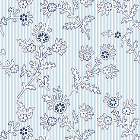 Elysian Wallpaper (Light Blue + Navy)