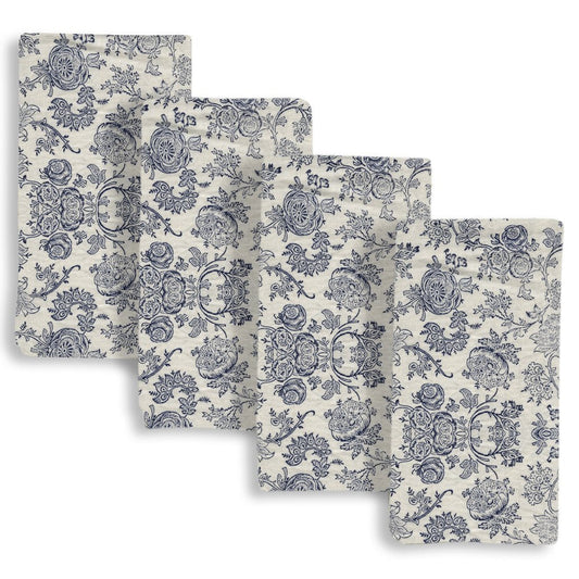 Eloquence Linen Napkin ~ Marine