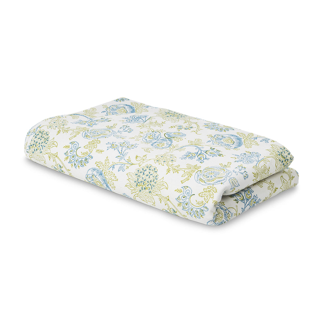 Eloquence Tablecloth (Green + Light Blue)