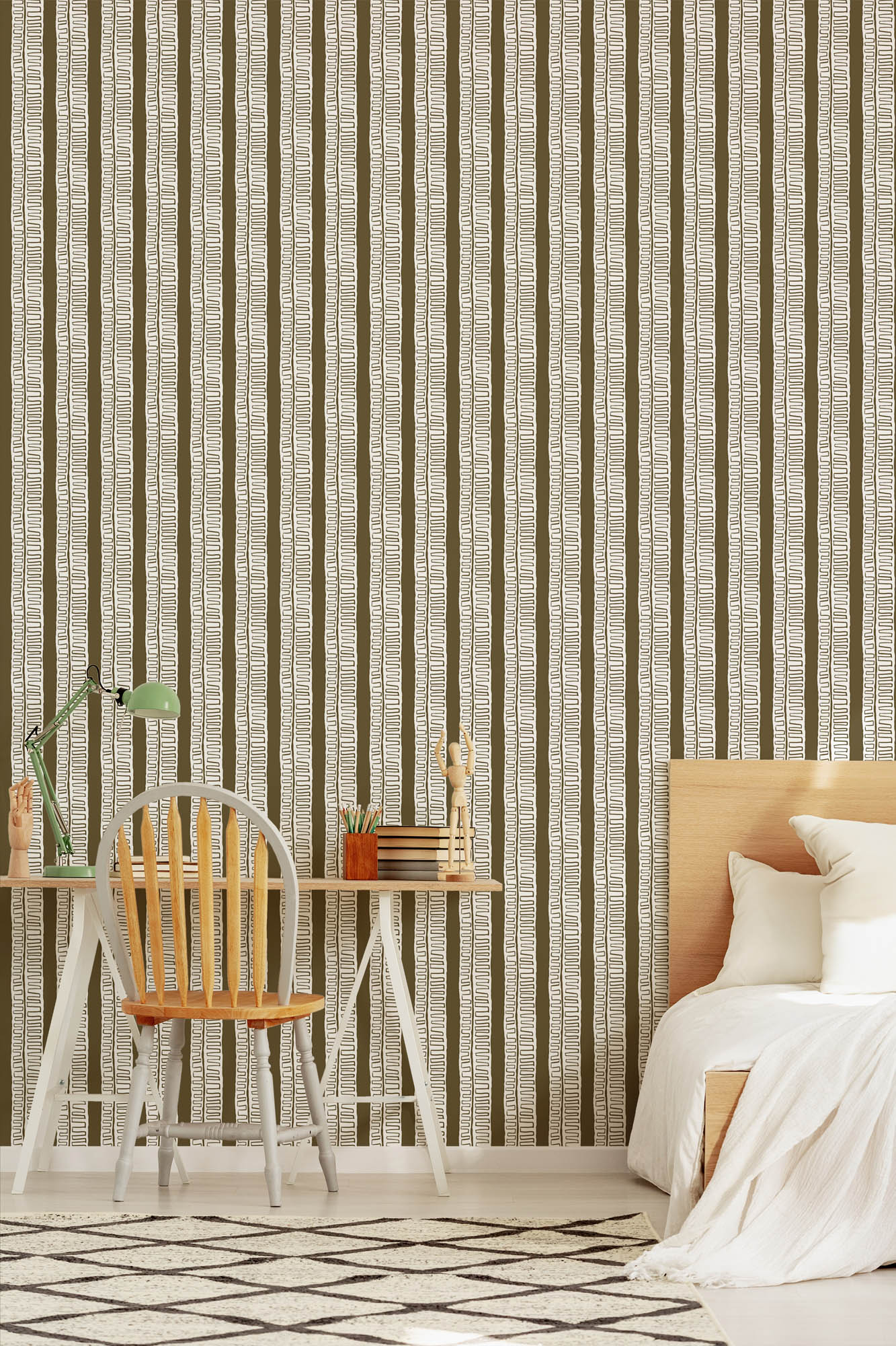 Trouvaille Wallpaper (Brown)