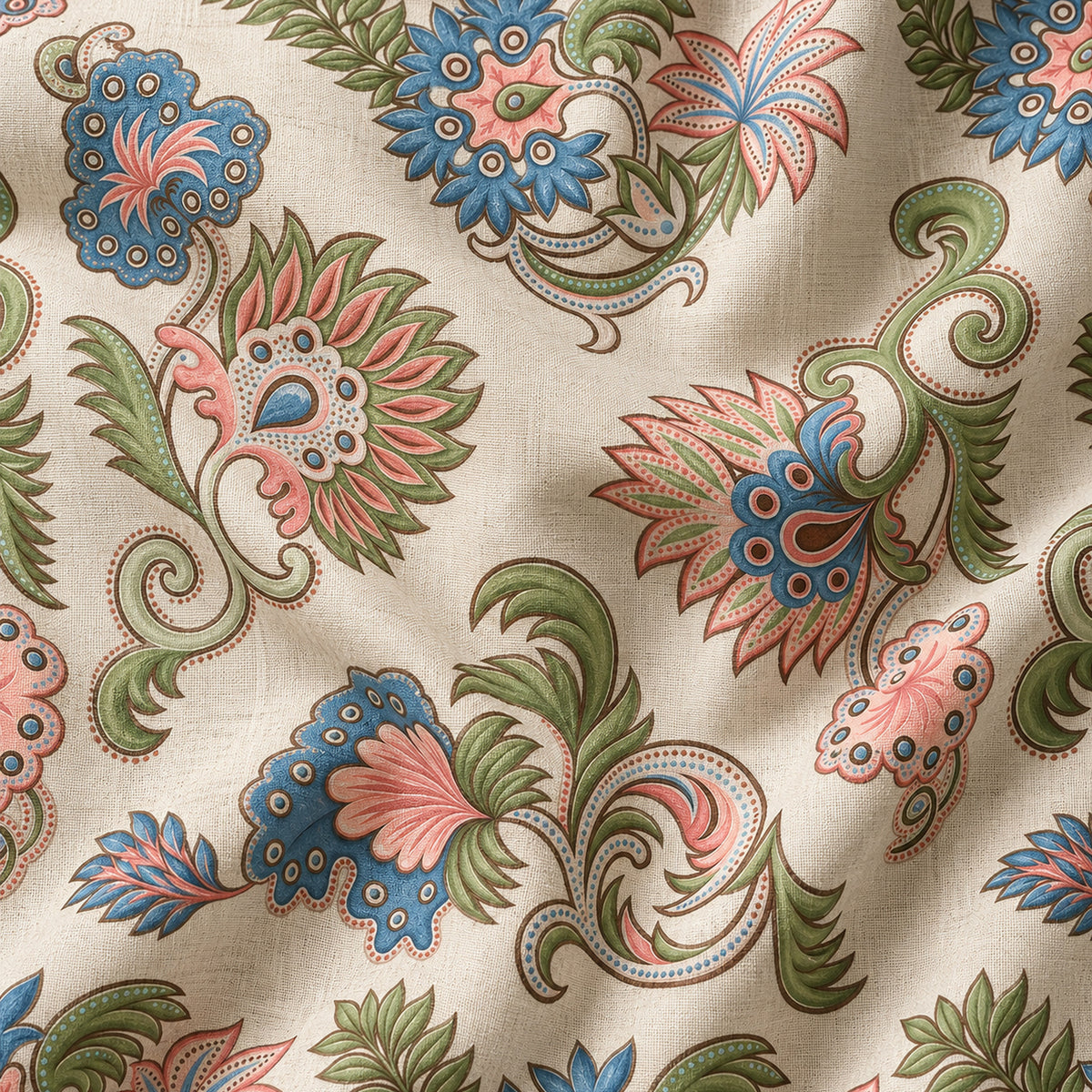 Grand Florals French Linen