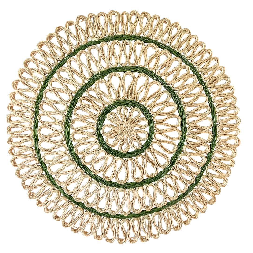 Looped Placemat (Green)