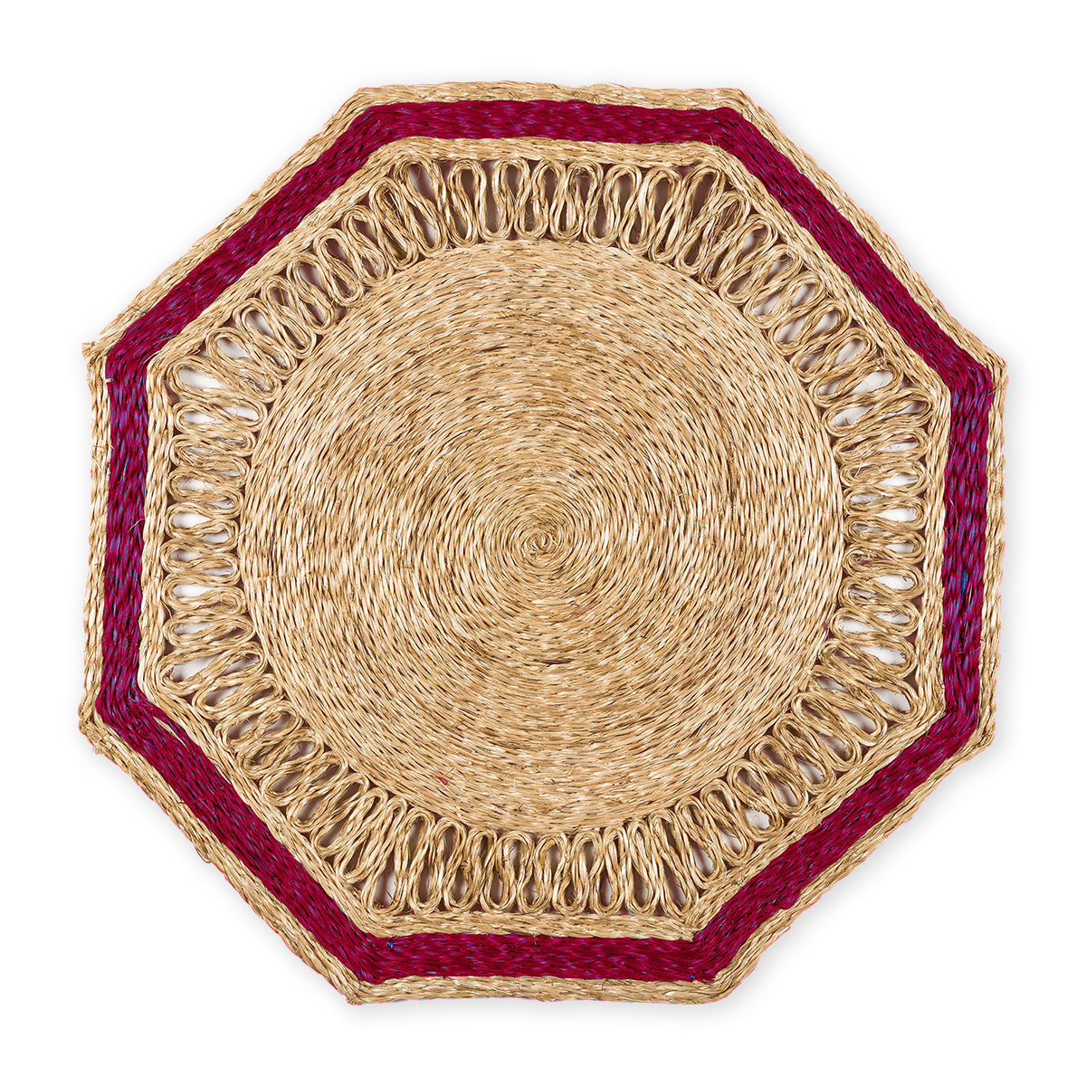 Octagonal Placemat (Red)