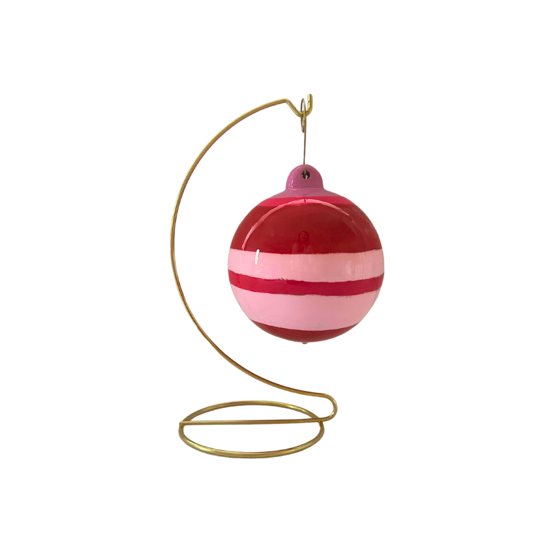 Merry + Bright Lacquer Ornament