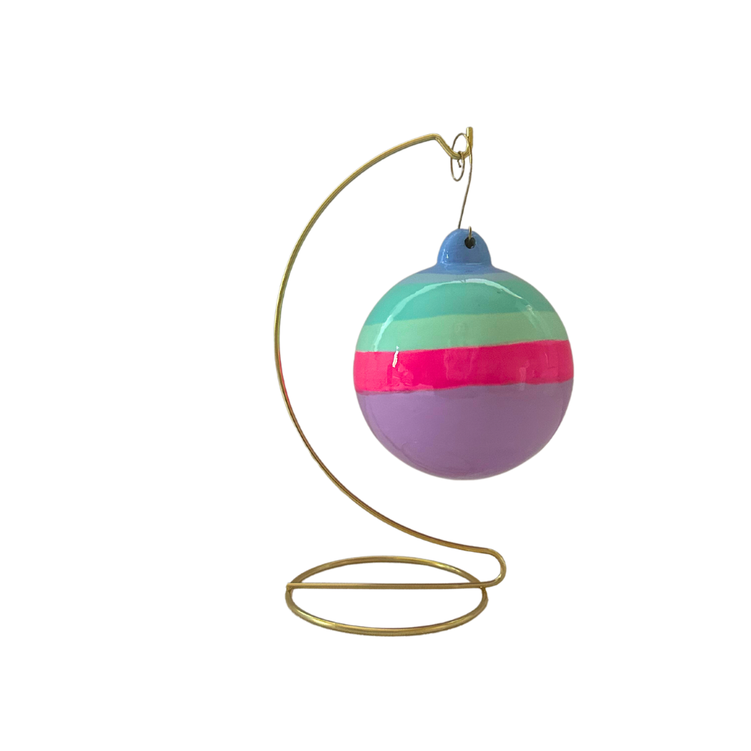 Merry + Bright Lacquer Ornament
