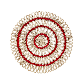 Looped Placemat (Red)