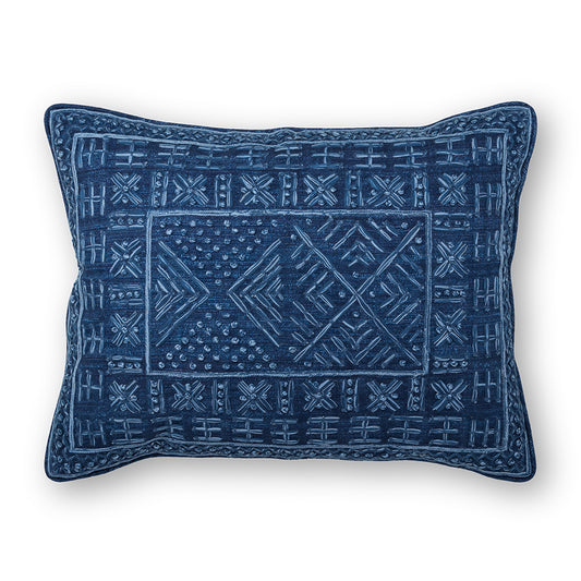 Blithe Pillow Cover 14x18 (Navy)