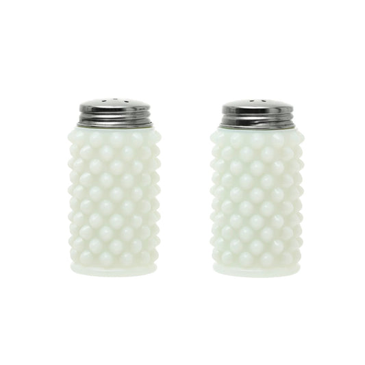 Milk Glass Salt & Pepper Set