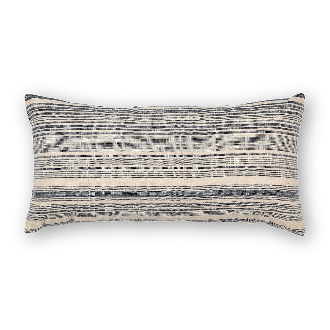 Riverine Pillow Cover 13x26 (Navy)