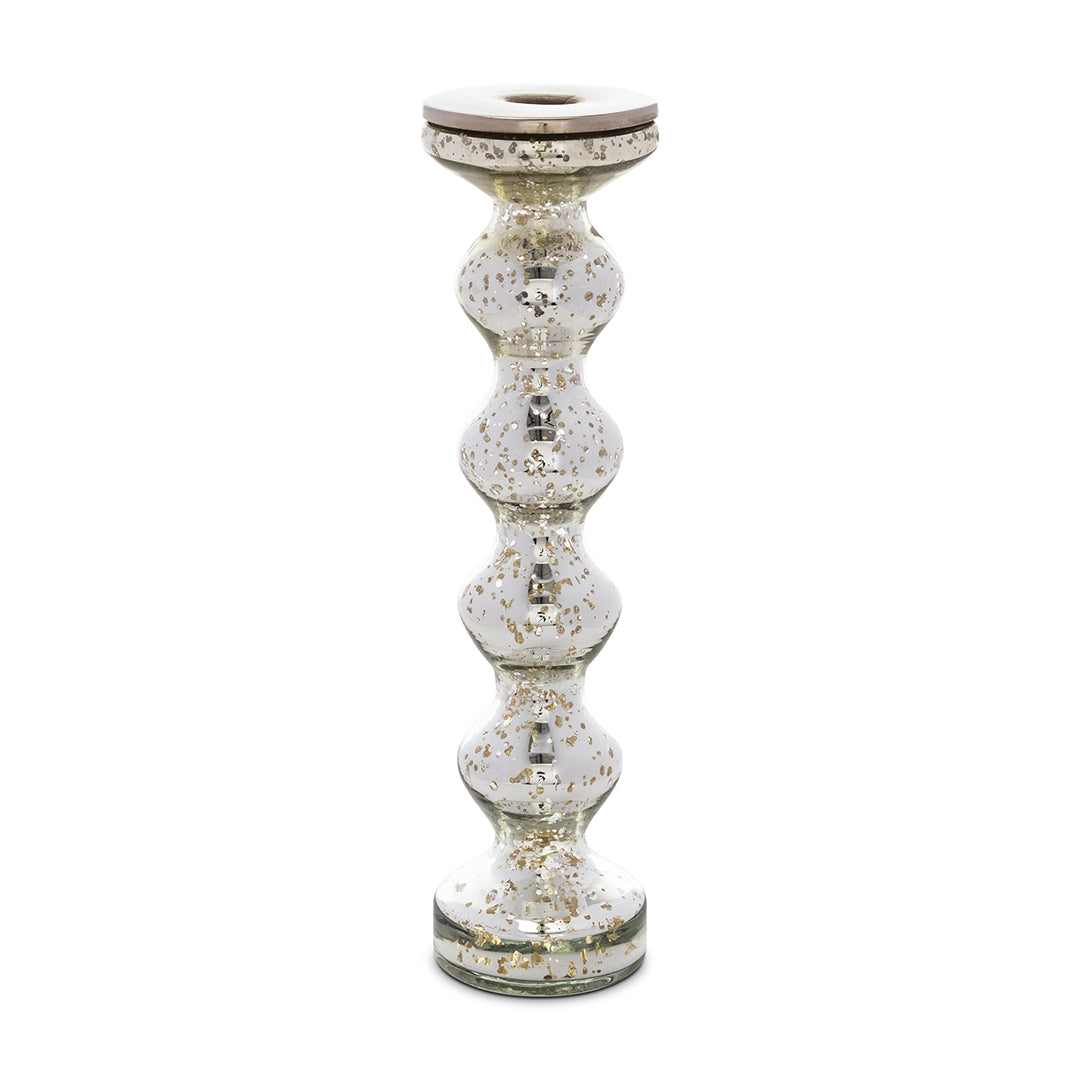 Silvered Candlestick