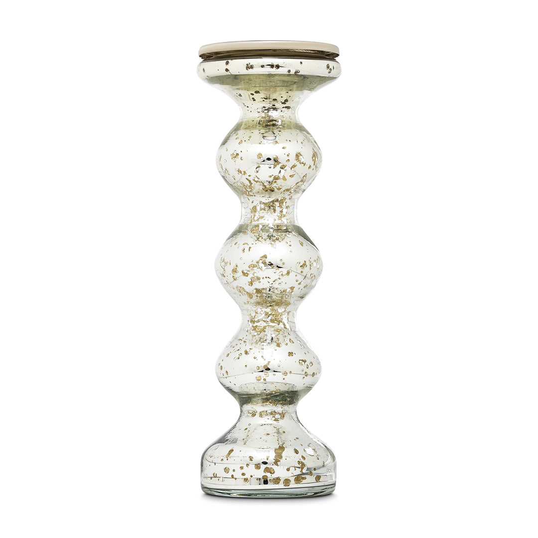 Silvered Candlestick