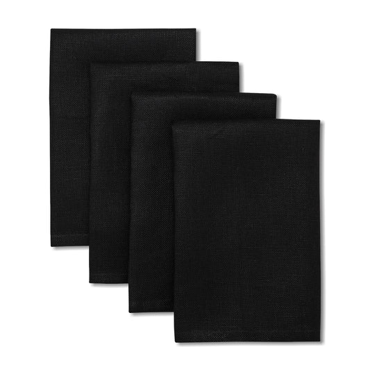 Solid Linen Napkin (Black)