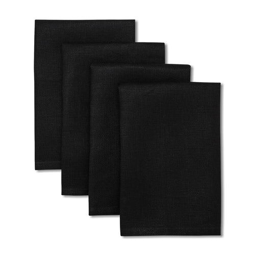 Solid Linen Napkin (Black)