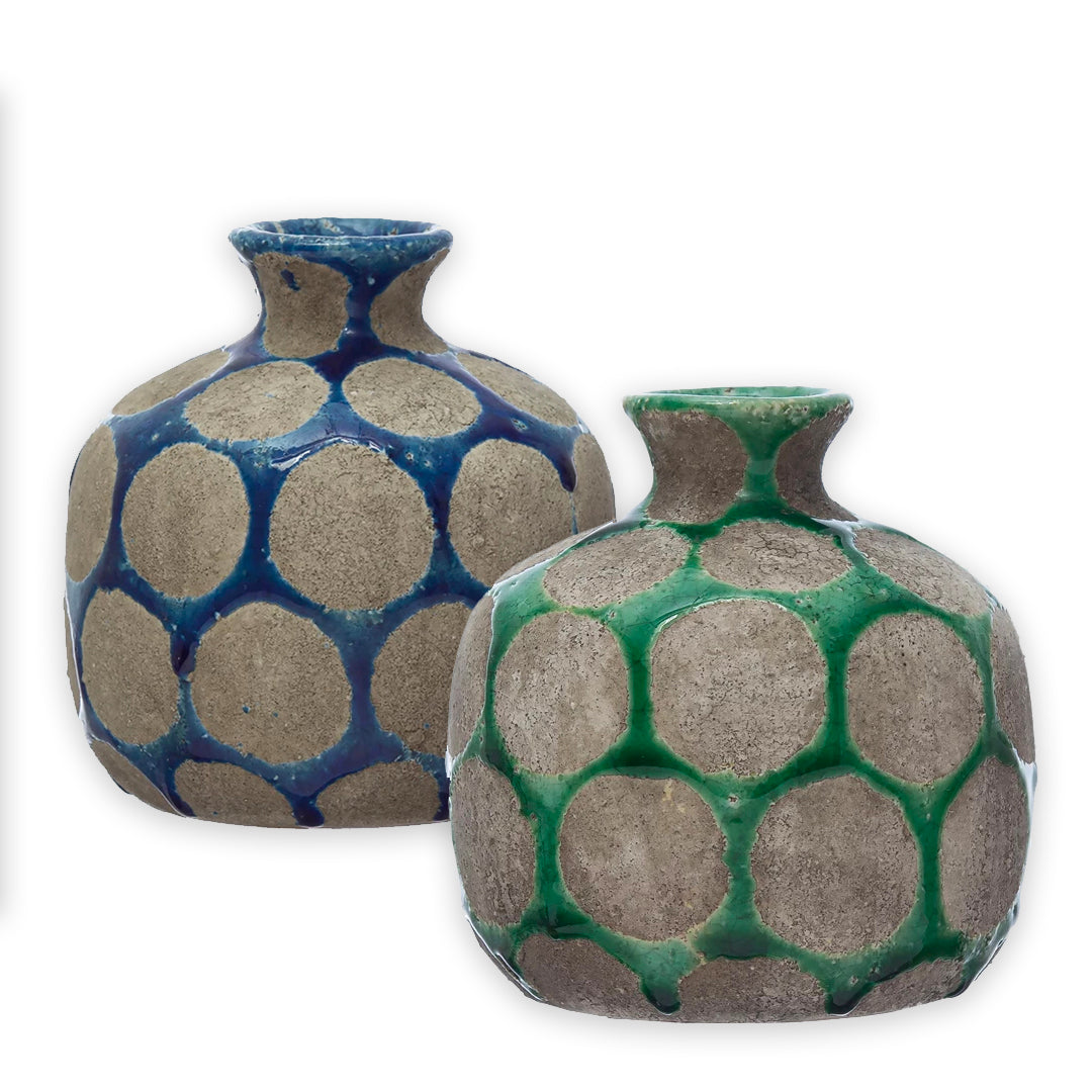 Terracotta Vase (Navy)