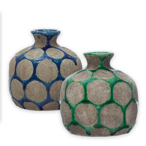 Terracotta Vase (Green)