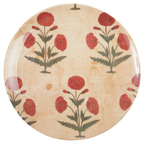 Textile Inspired Dinner Plate in Melamine (S/4)