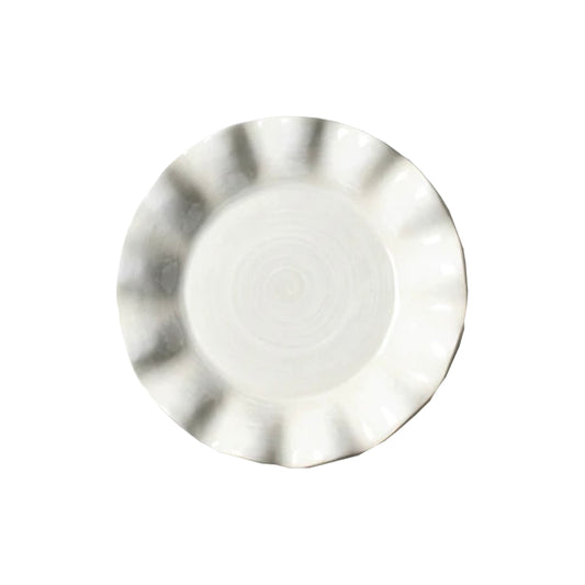 White Wave Salad Plates (Set/4)